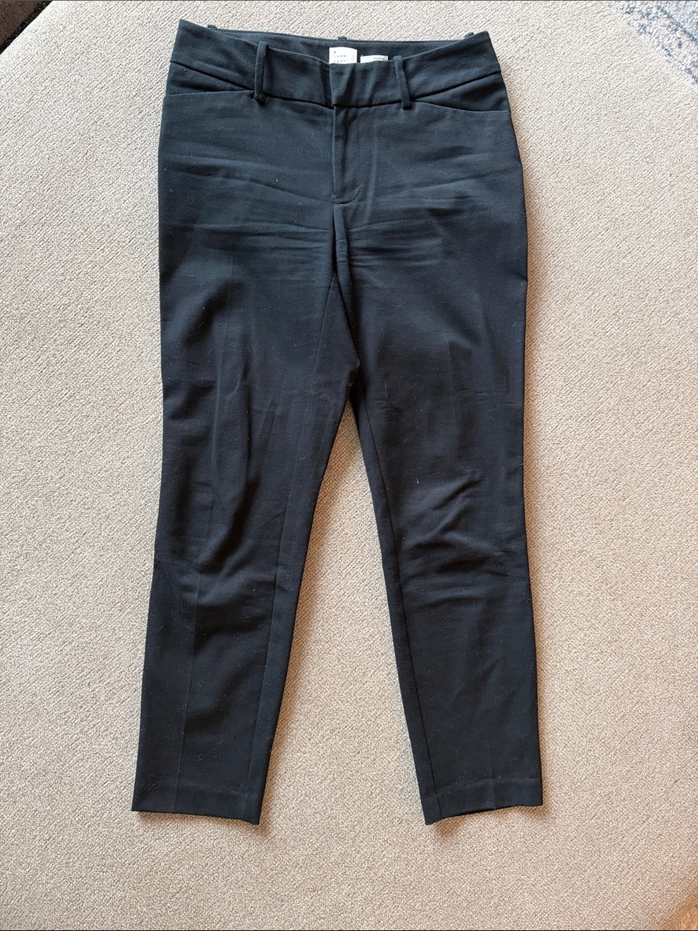 Black Slim Fit Dress Pants